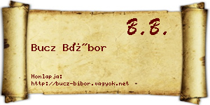 Bucz Bíbor névjegykártya